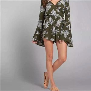 Abercrombie floral romper